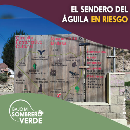 EL SENDERO DEL ÁGUILA EN RIESGO
