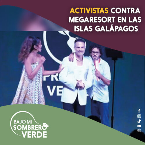 ACTIVISTAS CONTRA MEGARESORT EN LAS ISLAS GALAPAGOS